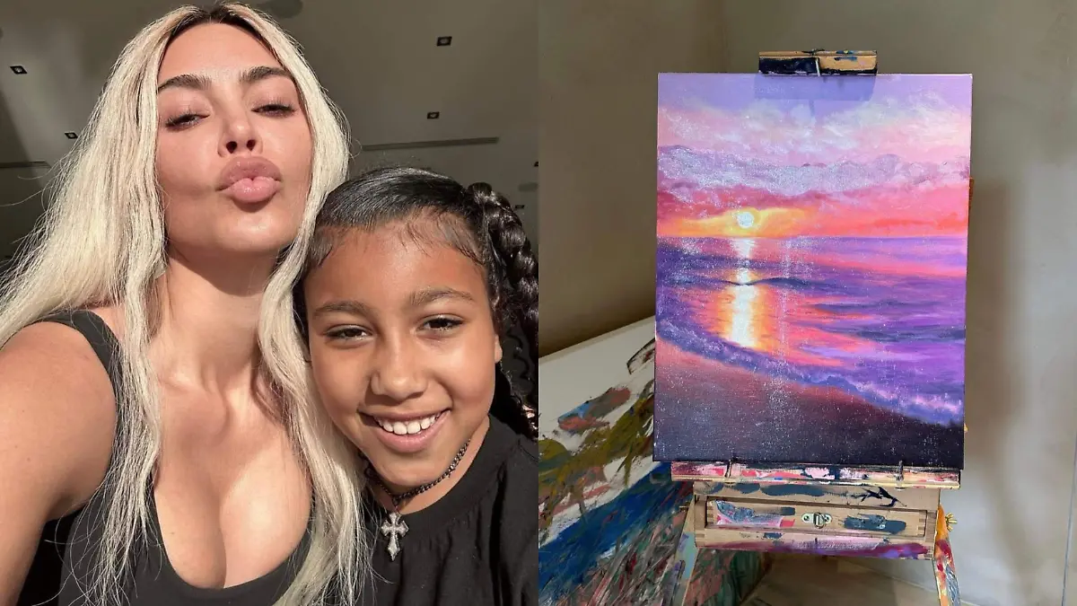 Pintura North West Kardashian